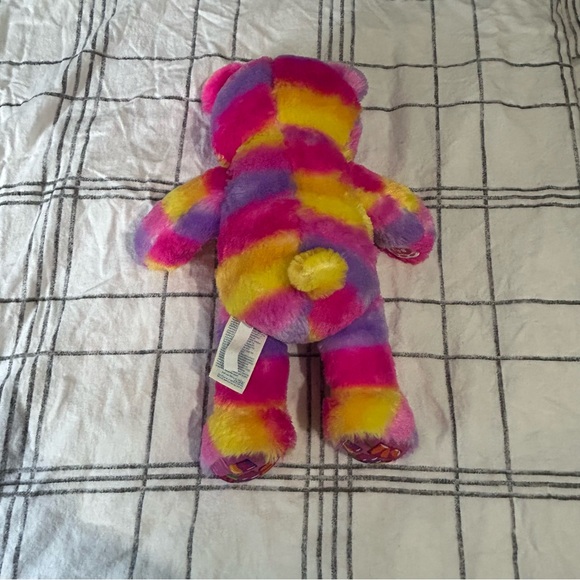 Build-A-Bear Pink Purple Yellow Bear - Picture 3 of 6